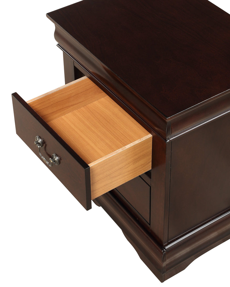  Louis Philip Cherry Sleigh Bedroom Set - Gate FurnitureBedroom Set