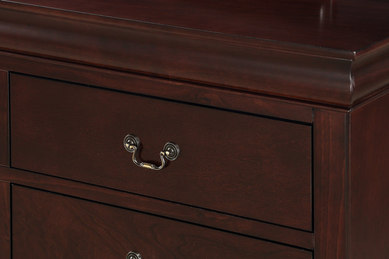 Louis Philip Cherry Sleigh Youth Bedroom Set - Gate FurnitureYouth Bedroom Set