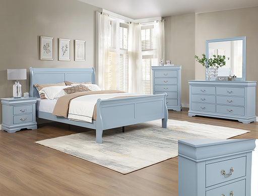 Louis Philip Full Hb/Fb Blue - B3760-F-HBFB