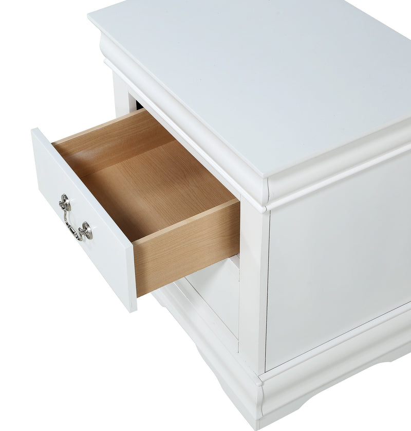 Louis Philip White Sleigh Bedroom Set - Gate FurnitureBedroom Set