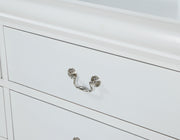 Louis Philip White Sleigh Bedroom Set - Gate FurnitureBedroom Set