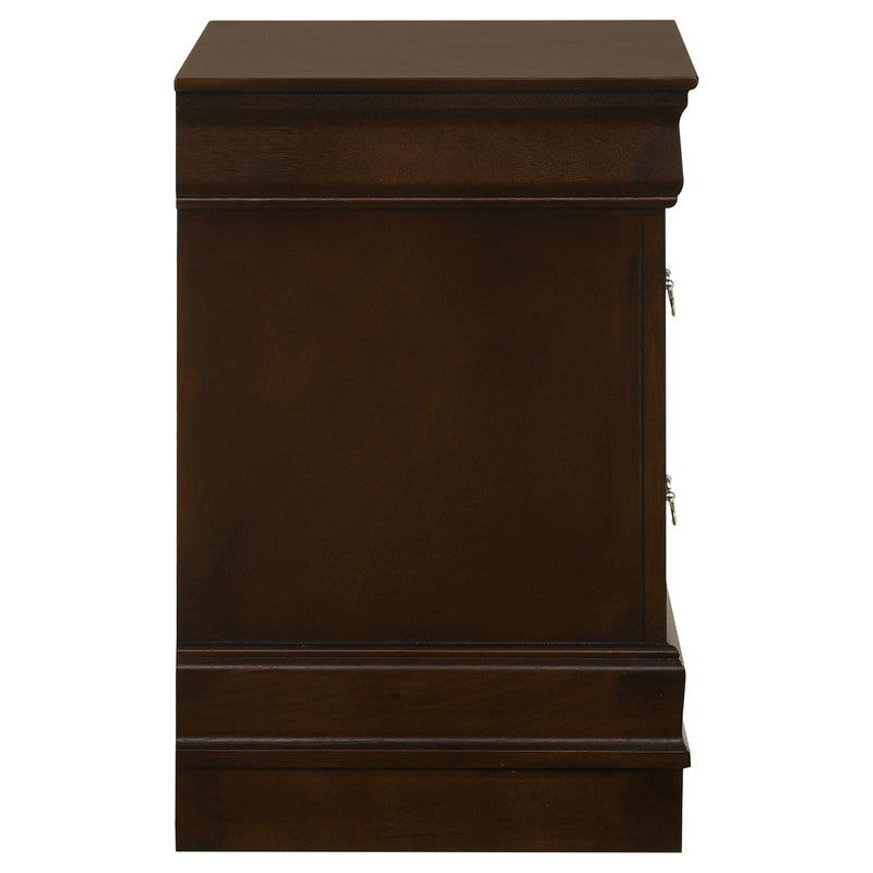 Louis Philippe 2-drawer Nightstand Cappuccino - 202412