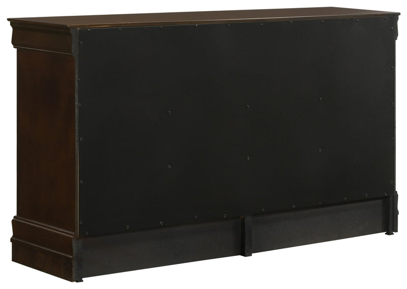 Louis Philippe 4-piece Eastern King Bedroom Set Cappuccino - 202411KE-S4