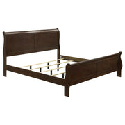 Louis Philippe 4-piece Eastern King Bedroom Set Cappuccino - 202411KE-S4