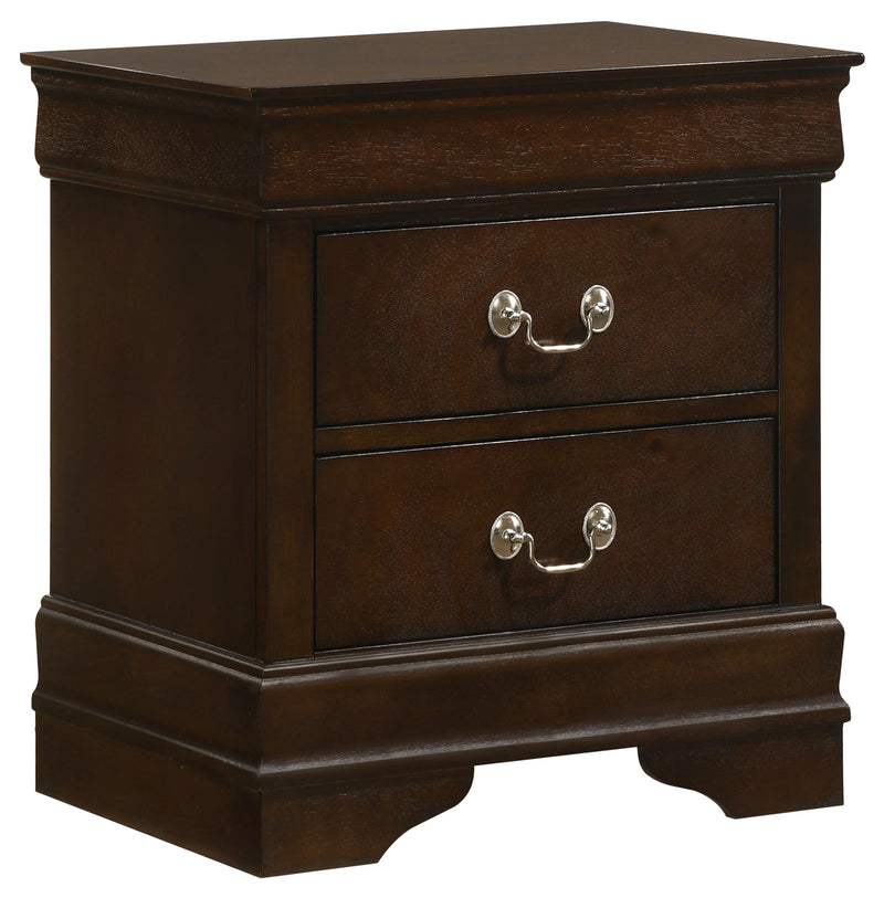 Louis Philippe 4-piece Eastern King Bedroom Set Cappuccino - 202411KE-S4