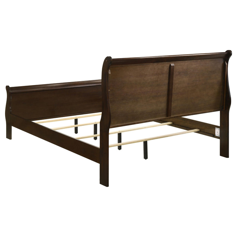 Louis Philippe 4-piece Full Bedroom Set Cappuccino - 202411F-S4