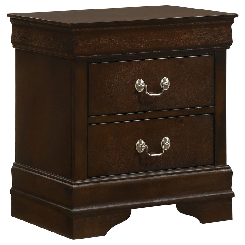 Louis Philippe 4-piece Full Bedroom Set Cappuccino - 202411F-S4