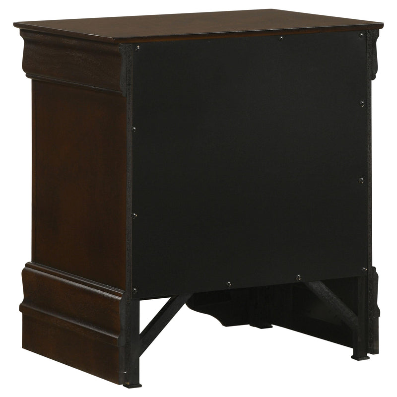 Louis Philippe 4-piece Full Bedroom Set Cappuccino - 202411F-S4