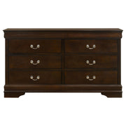 Louis Philippe 4-piece Full Bedroom Set Cappuccino - 202411F-S4