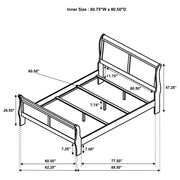 Louis Philippe 4-piece Queen Bedroom Set White - 202441Q-S4