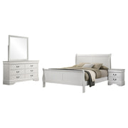 Louis Philippe 4-piece Queen Bedroom Set White - 202441Q-S4