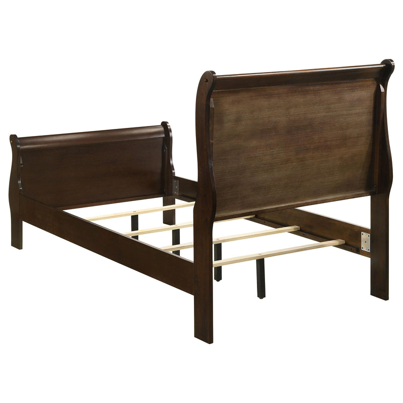 Louis Philippe 4-piece Twin Bedroom Set Cappuccino - 202411T-S4