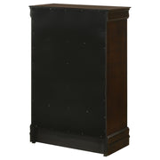 Louis Philippe 5-drawer Bedroom Chest Cappuccino - 202415