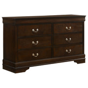 Louis Philippe 5-piece Eastern King Bedroom Set Cappuccino - 202411KE-S5