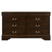 Louis Philippe 5-piece Eastern King Bedroom Set Cappuccino - 202411KE-S5