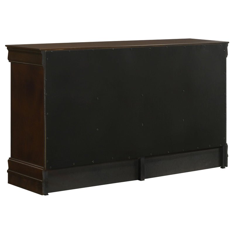 Louis Philippe 5-piece Full Bedroom Set Cappuccino - 202411F-S5