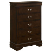 Louis Philippe 5-piece Queen Bedroom Set Cappuccino - 202411Q-S5