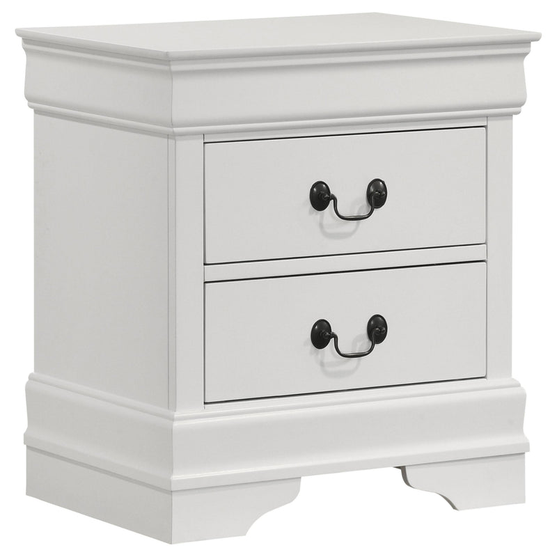 Louis Philippe 5-piece Twin Bedroom Set White - 202441T-S5