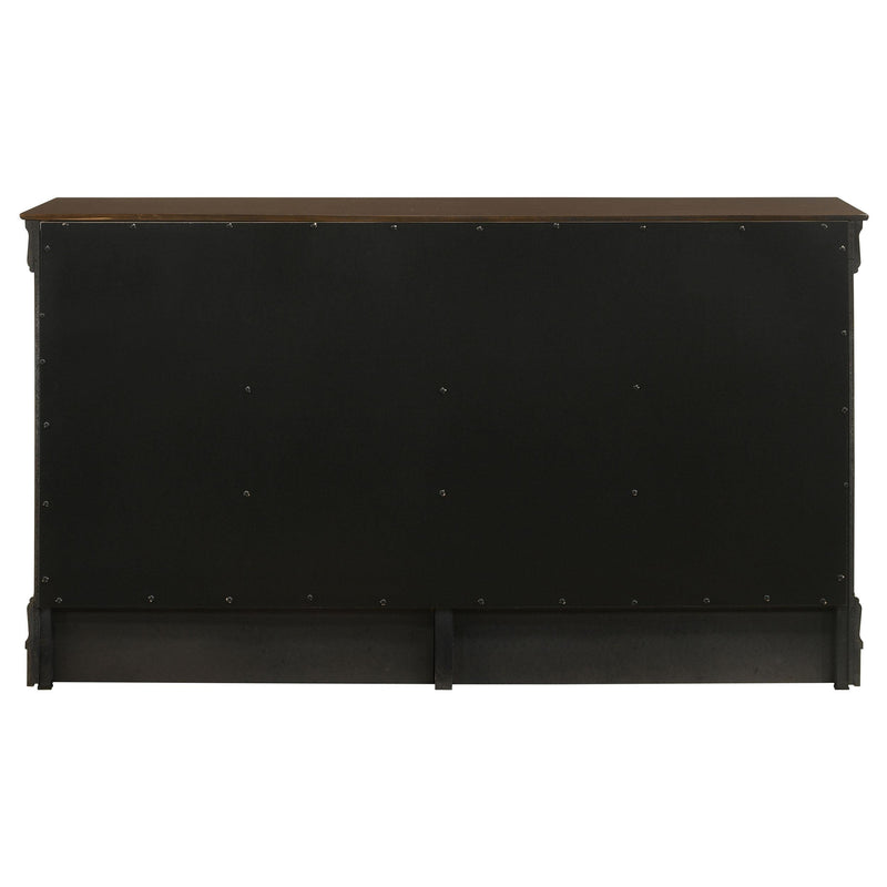 Louis Philippe 6-drawer Dresser Cappuccino - 202413
