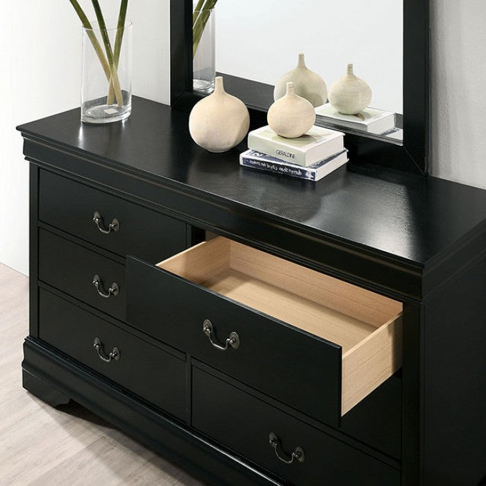 Louis Philippe Black Dresser - FM7866BK-D