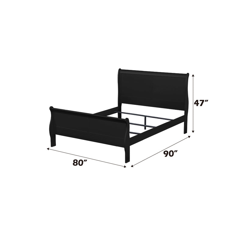 Louis Philippe EK Bed - 23727EK