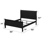 Louis Philippe EK Bed - 23727EK