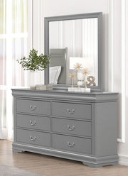 Louis Philippe Gray Mirror - FM7866GY-M