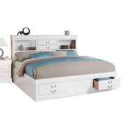 Louis Philippe III EK Bed W/Storage - 24487EK