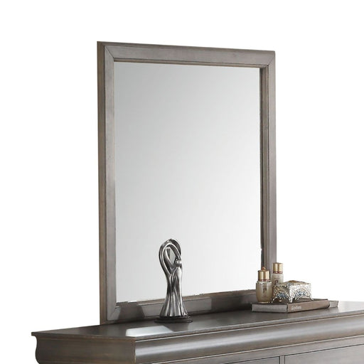 Louis Philippe III Gray Mirror - 25504