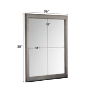 Louis Philippe III Gray Mirror - 25504