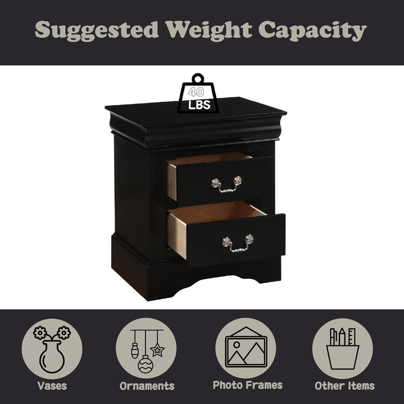 Louis Philippe III Nightstand - 19503