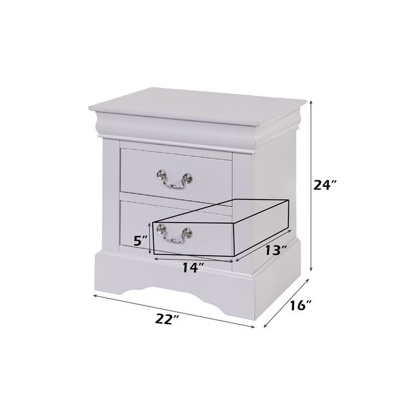 Louis Philippe III Nightstand - 24503