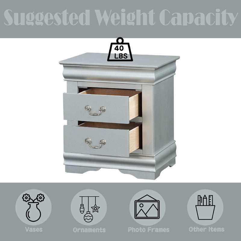 Louis Philippe III Nightstand - 26703
