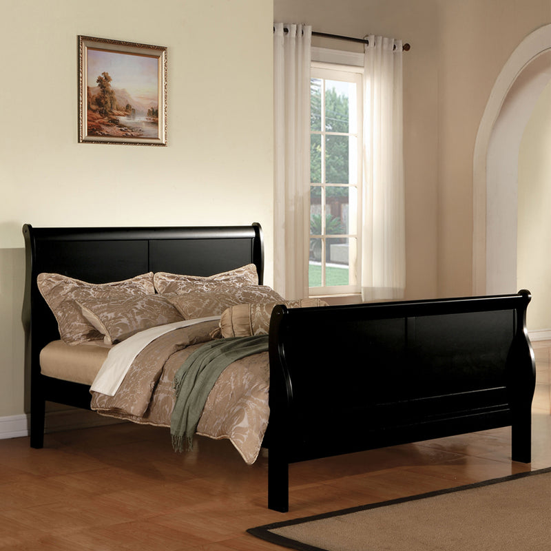 Louis Philippe III Queen Bed - 19500Q
