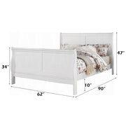 Louis Philippe III Queen Bed - 24500Q