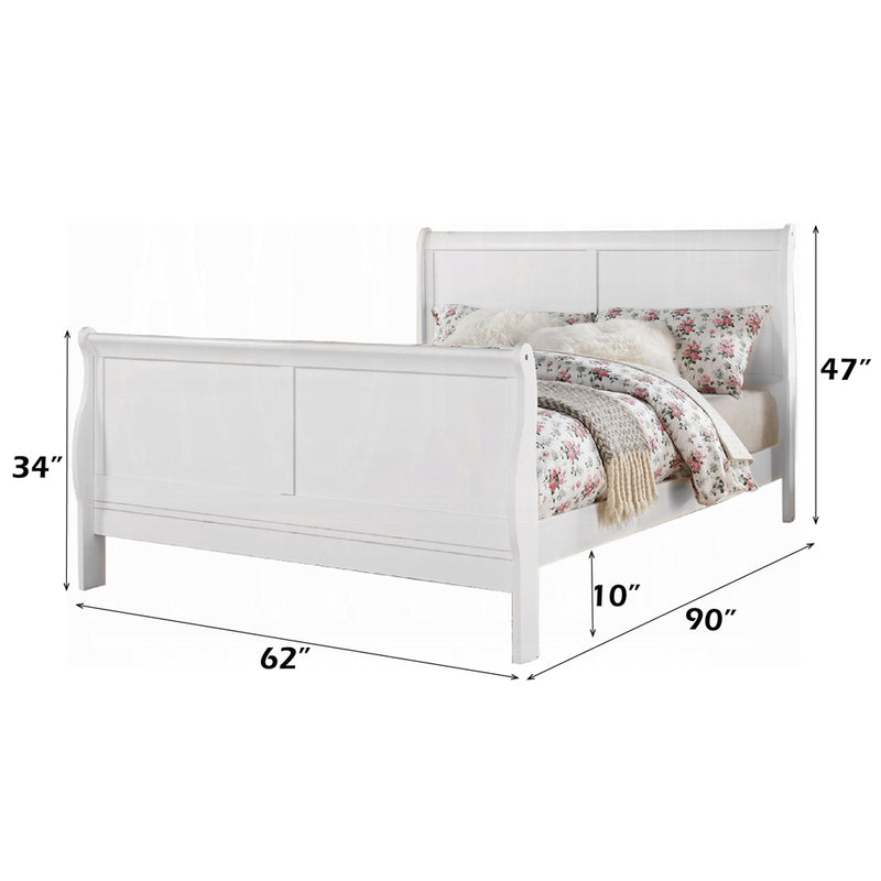 Louis Philippe III Queen Bed - 24500Q