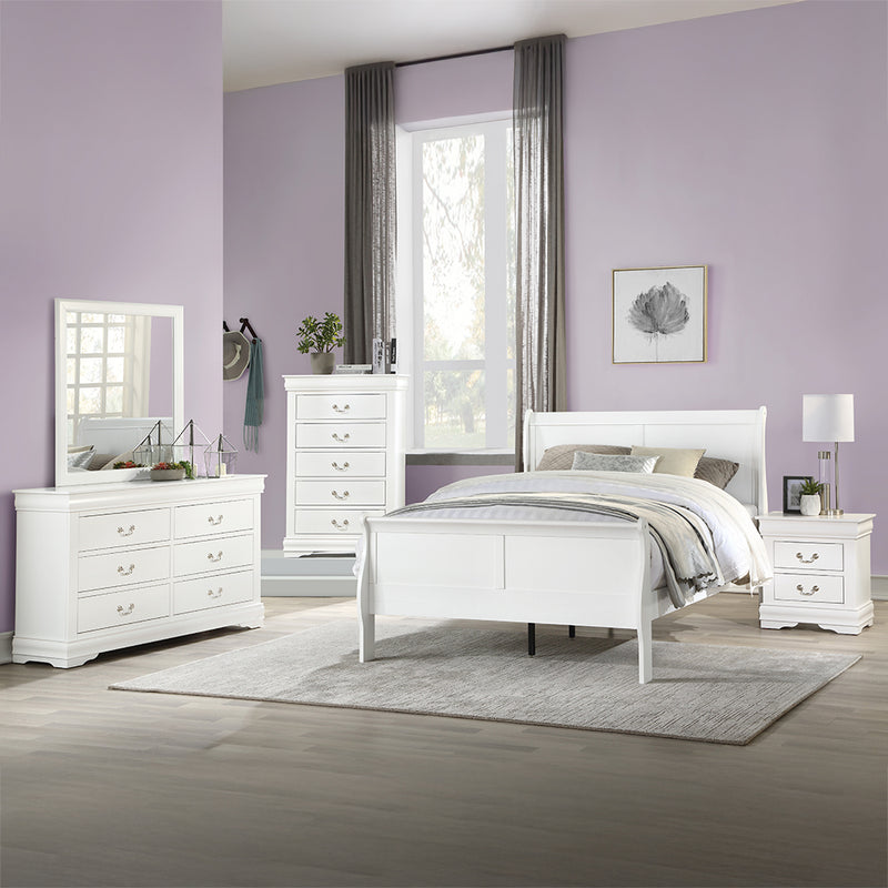 Louis Philippe Queen Bed - 23830Q