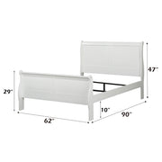 Louis Philippe Queen Bed - 23830Q