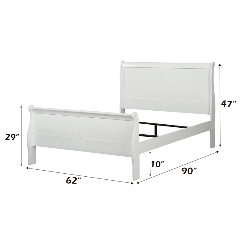 Louis Philippe Queen Bed - 23830Q