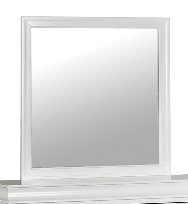 Louis Philippe White Mirror - FM7866WH-M
