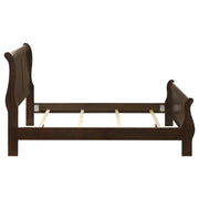 Louis Philippe Wood Full Sleigh Bed Cappuccino - 202411F