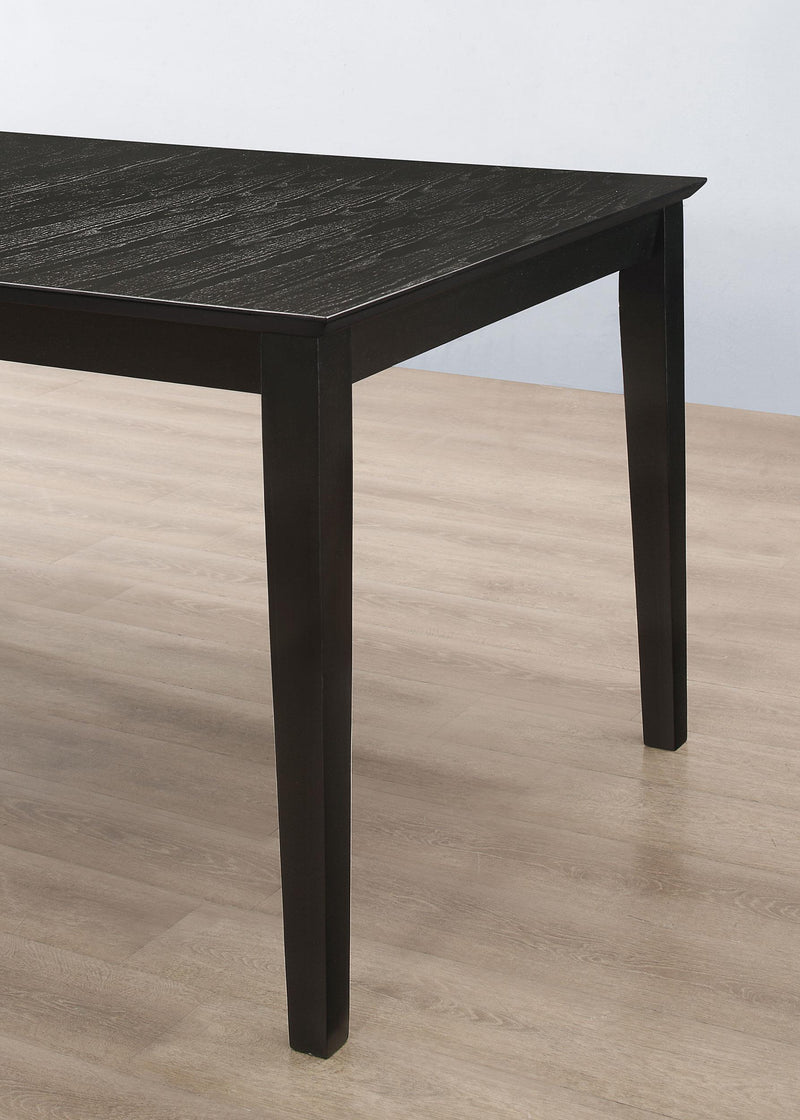 Louise 5-piece Rectangular Extension Leaf Dining Set Black - 101561-S5