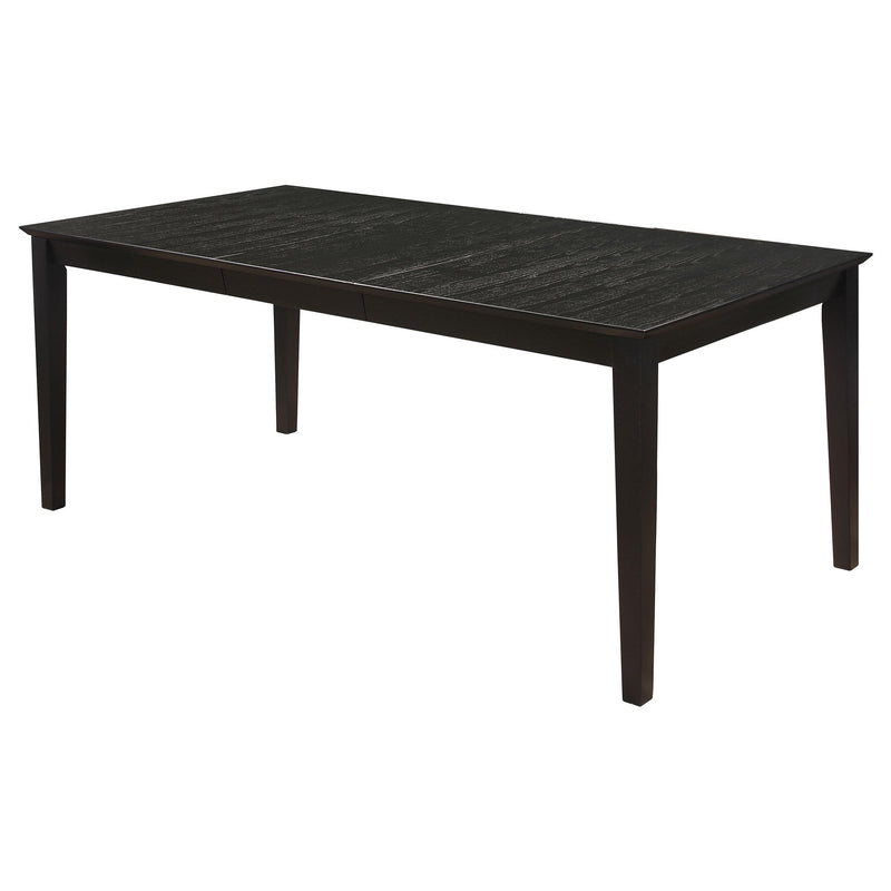 Louise 7-piece Rectangular Extension Leaf Dining Set Black - 101561-S7