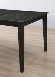 Louise 7-piece Rectangular Extension Leaf Dining Set Black - 101561-S7