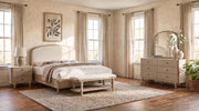 Lucaire 4-piece Queen Bedroom Set Sandstone - 225181Q-S4