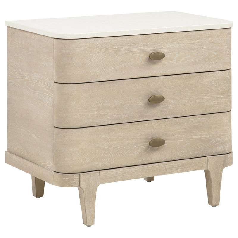 Lucaire 4-piece Queen Bedroom Set Sandstone - 225181Q-S4