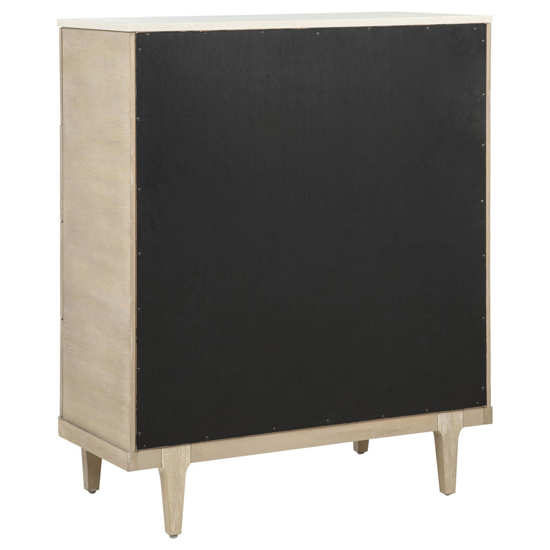 Lucaire 5-drawer Chest of Drawers Sandstone - 225185