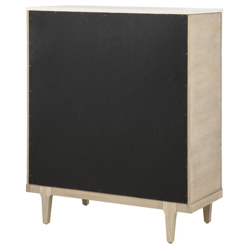 Lucaire 5-drawer Chest of Drawers Sandstone - 225185
