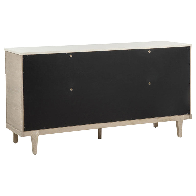 Lucaire 5-piece Eastern King Bedroom Set Sandstone - 225181KE-S5