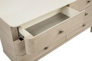 Lucaire 6-drawer Dresser Cabinet Sandstone - 225183